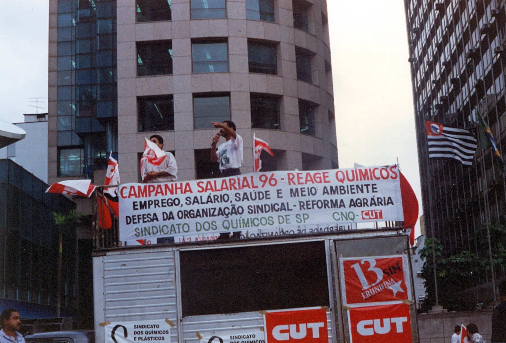 Ato das Centrais Sindicais con