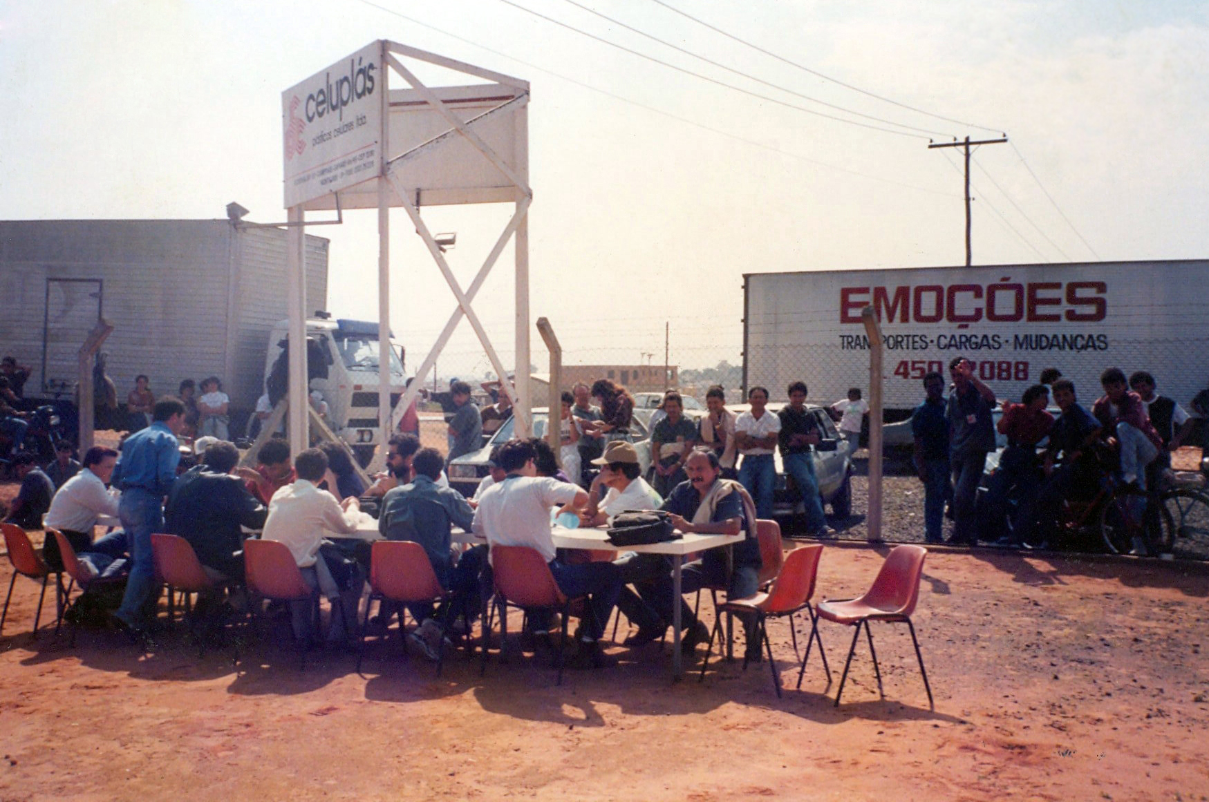 Greve na Celuplás, em agosto de 1993 (3)