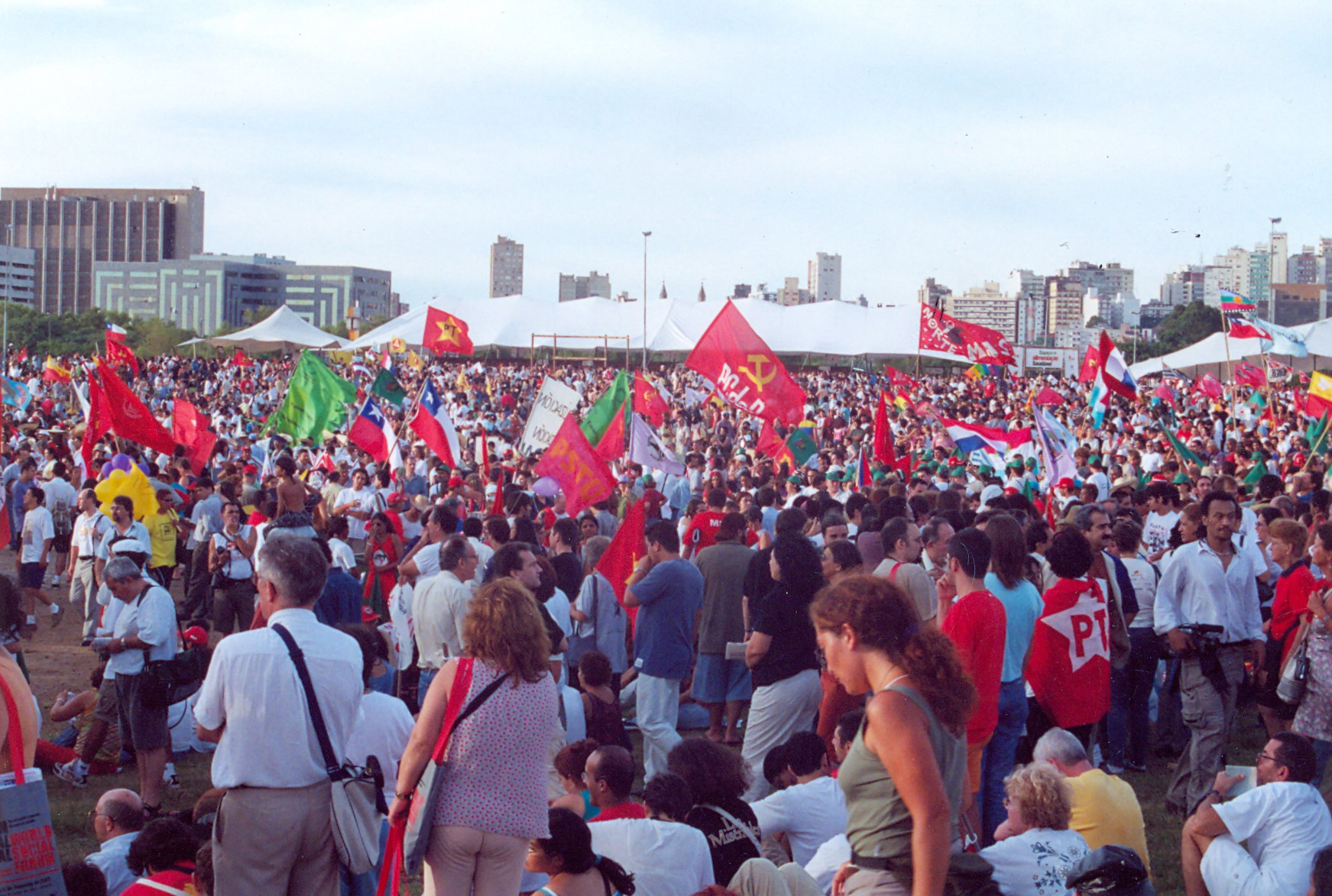 Participação no Fórum Social Mundial em Porto Alegre, jan (3)
