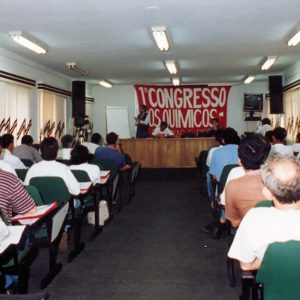 1º Congresso do Sindicato de 22 a 24 de setembro de 1995 em Campinas