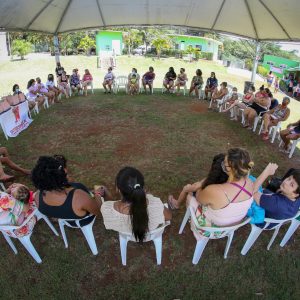 Atividade no Cefol  pelo Dia Internacional da Mulher em 06-03-2022