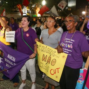 Ato contra PL do estupro dia 27 de junho de 2024