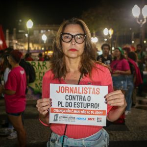 Ato contra PL do estupro dia 27 de junho de 2024