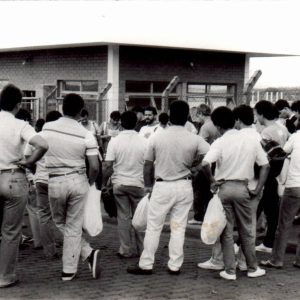 Assembleia de reposição salarial de 80% na Rhodia em junho de 1989