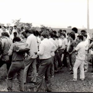 Assembleia de reposição salarial de 80% na Rhodia em junho de 1989