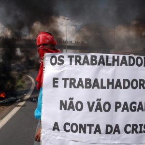 Protesto contra a crise em 30 de março de 2009 na Rod. Anhanguera