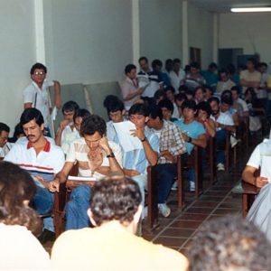 Assembleia em 1º de maio 1987 com trabalhadores da oposição - Valinhos (1)