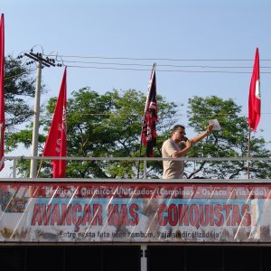 Ato contra morte de trabalhador rural na Syngenta no Paraná em 01-11-2007