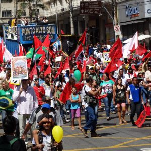 Grito dos Excluídos em 07 de setembro de 2014