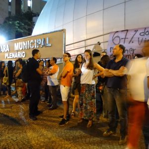 Ato contra Escola sem partido em 04 de setembro de 2017