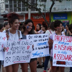 Ato pelo dia Mulher em 2018