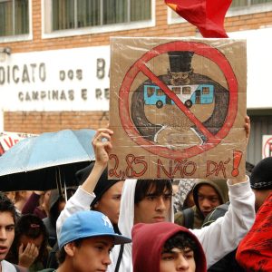 Ato pelo transporte público em 03 de março de 2011