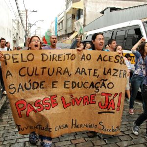 Ato pelo transporte público em 03 de março de 2011