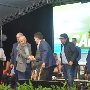 Presidente Lula em Campinas no anúncio de obra do BRT em 04-07-2024