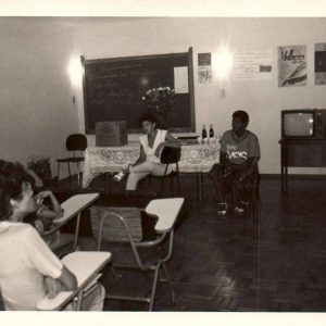 Encontro de mulheres em 1985.