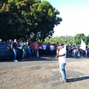 Estado de greve na Merial em 09 de abril de 2018