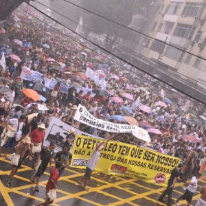 Marcha de abertura do Fórum Social Mundial em 27-01-2009