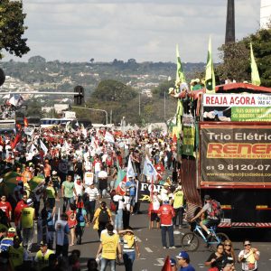 Jornada Nacional de Lutas em Brasília em 24 de maio de 2017 - F: Nelson Ezídio