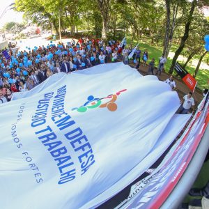 Protesto na Justiça do Trabalho em 2019