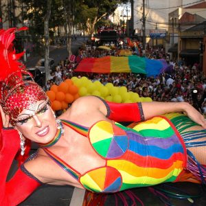 Apoio à Parada Gay em Campinas, em 29 de junho de 2008
