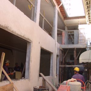 Ampliação da sede de Campinas em abril de 2008