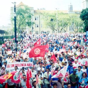Protesto contra reformas e privatizações em julho de 1998_7