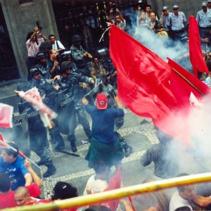 Protesto contra reformas e privatizações em julho de 1998_5