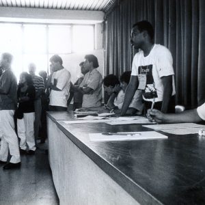 Votação do Plano de lutas 1993_1