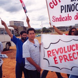 Marcha dos 100 mil em Brasília contra governo neoliberal em  agosto de 1999_5