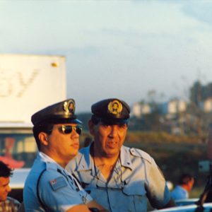 Paralisação na SP-101 pela construção de passarela em 03-07-1996_5