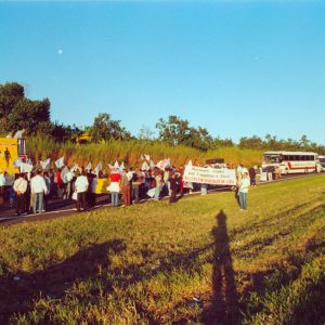 Marcha em defesa do meio ambiente em 23-05-2002