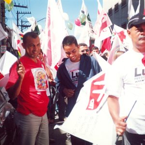 Caminhada com Lula em 2002