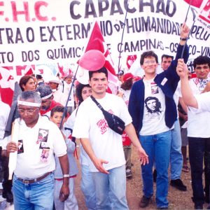 Marcha dos 100 mil em Brasília contra governo neoliberal em  agosto de 1999_9
