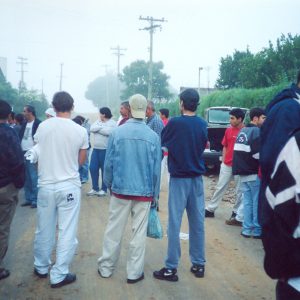 Assembleia na Sinter Futura em maio de 2002