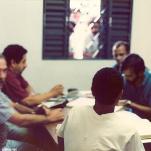 Assembleia que destituiu diretoria pelega em 21 de abril de 1991.